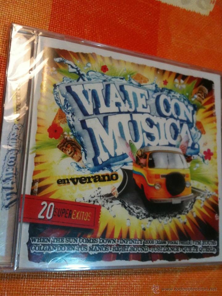 CDs de m&uacute;sica: CD VIAJE CON M&Uacute;SICA EN VERANO - 20 &Eacute;XITOS - Foto 1
