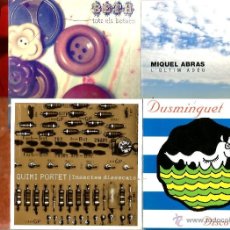 CDs de Música: 20 CD´S SINGLE ARTISTAS CATALANES: QUIMI PORTET, BETH, RAUXA, NEUROTICS, DISMINGUET, VAN DE KUL . Lote 39927652