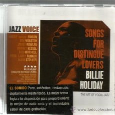CDs de Música: CD BILLIE HOLIDAY : SONGS FOR DISTINGUE LOVERS . Lote 39964156