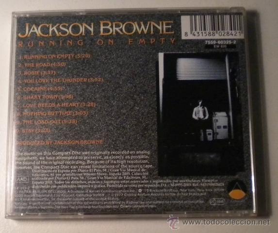 CDs de m&uacute;sica: Jackson Browne - Running on empty - CD - Foto 2