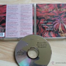 CDs de Música: ROYAL OPERA BEST OF OPERATIC HEROES JOSE CARRERAS PLACIDO DOMINGO. Lote 40012259