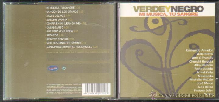 Music CDs: VERDE Y NEGRO. MI M&Uacute;SICA,TU SANGRE   CD-FLA-365