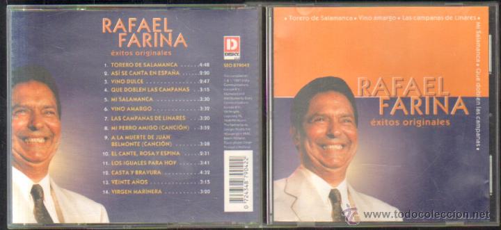 CDs de m&uacute;sica: RAFAEL FARINA. &Eacute;XITOS ORIGINALES    CD-FLA-375 - Foto 1