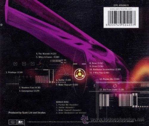 CDs de m&uacute;sica: CD INCUBUS - MAKE YOURSELF - NUEVO Y PRECINTADO - Foto 2