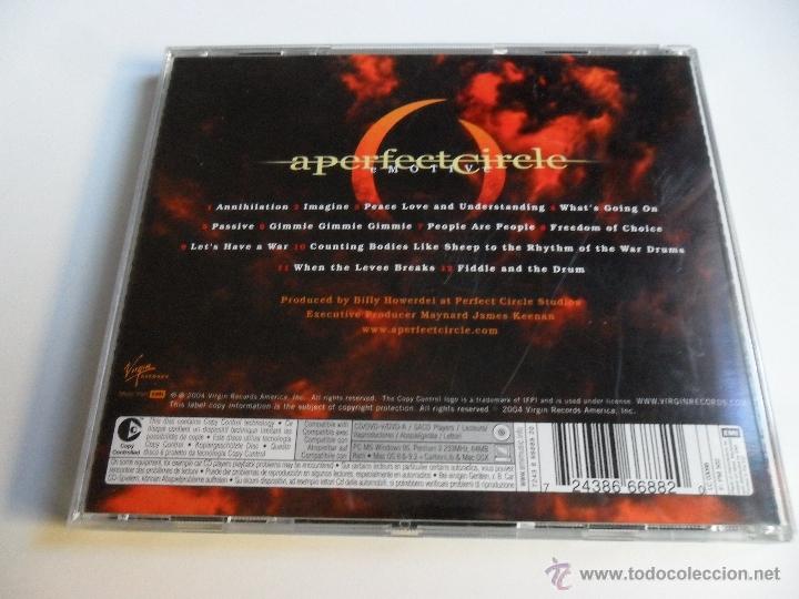 CDs de m&uacute;sica: A PERFECT CIRCLE . EMOTIVE - Foto 3