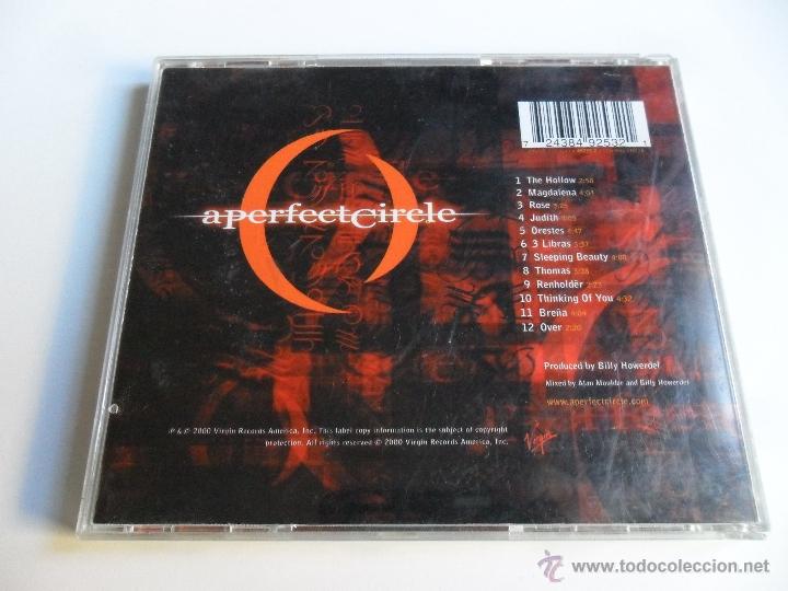 CDs de m&uacute;sica: A PERFECT CIRCLE . MER DE NOMS - Foto 2