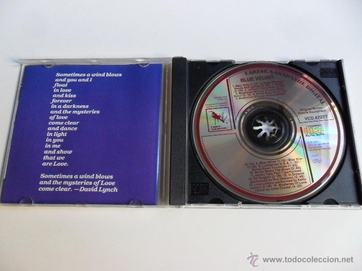 CDs de m&uacute;sica: BLUE VELVET . ANGELO BADALAMENTI BSO - Foto 3