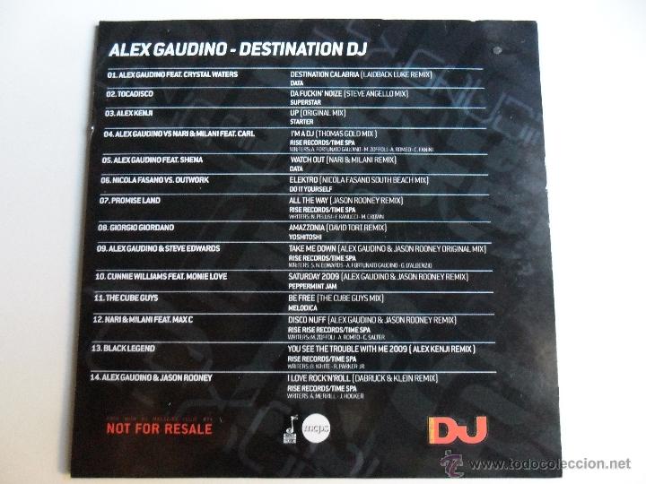 CDs de m&uacute;sica: AG ALEXGAUDINO DESTINATION DJ - Foto 2