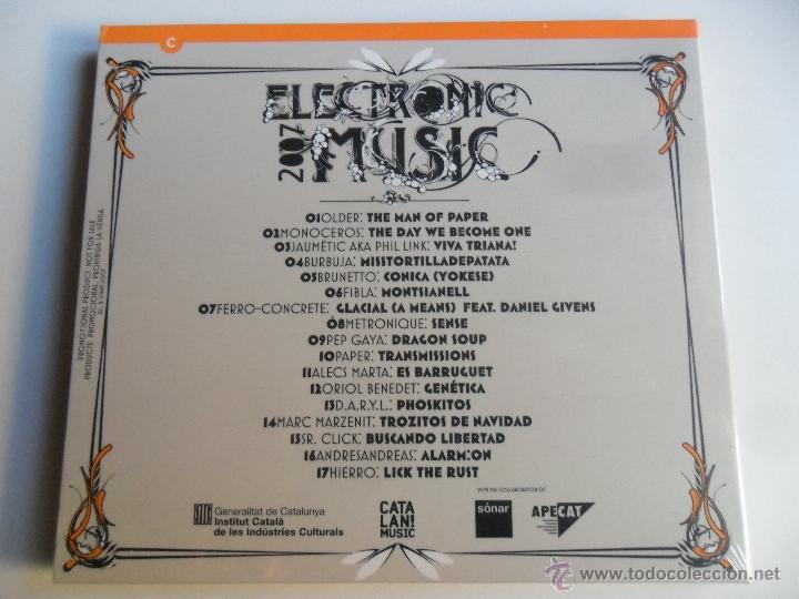 CDs de m&uacute;sica: ELECTRONIC MUSIC 2007 FROM CATALONIA - Foto 2