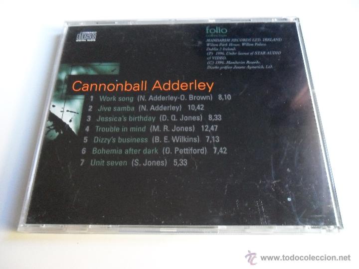 CDs de m&uacute;sica: THE JAZZ MASTERS CANNONBALL ADDERLEY - Foto 2