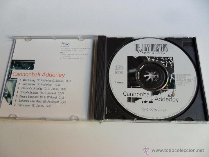 CDs de m&uacute;sica: THE JAZZ MASTERS CANNONBALL ADDERLEY - Foto 3