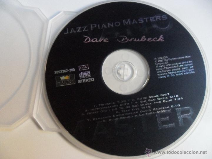 CDs de m&uacute;sica: JAZZ PIANO MASTERS DAVE BRUBECK - Foto 1