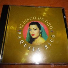 CDs de Música: PAQUITA RICO EL DISCO DE ORO VOL. 10 CD ALBUM DEL AÑO 2000 CONTIENE 20 TEMAS. Lote 40305143