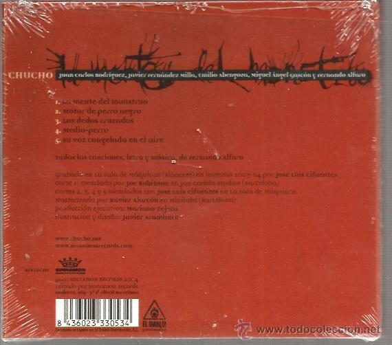 CDs de m&uacute;sica: CD CHUCHO ( SURFIN BICHOS ) : LA MENTE DEL MONSTRUO ( 5 TRACKS) - Foto 2