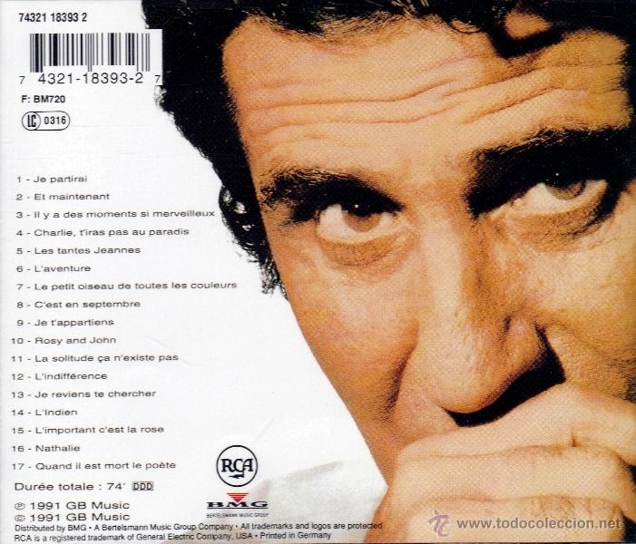 CDs de m&uacute;sica: GILBERT BECAUD - OLYMPIA - compact disc.mirar portes antes de comprar - Foto 2
