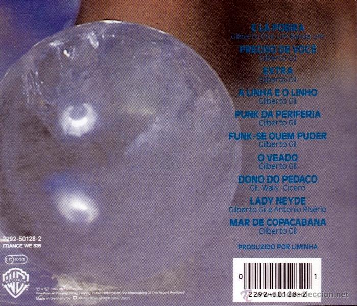 CDs de m&uacute;sica: GILBERTO GIL - EXTRA - compact disc.mirar portes antes de comprar - Foto 2
