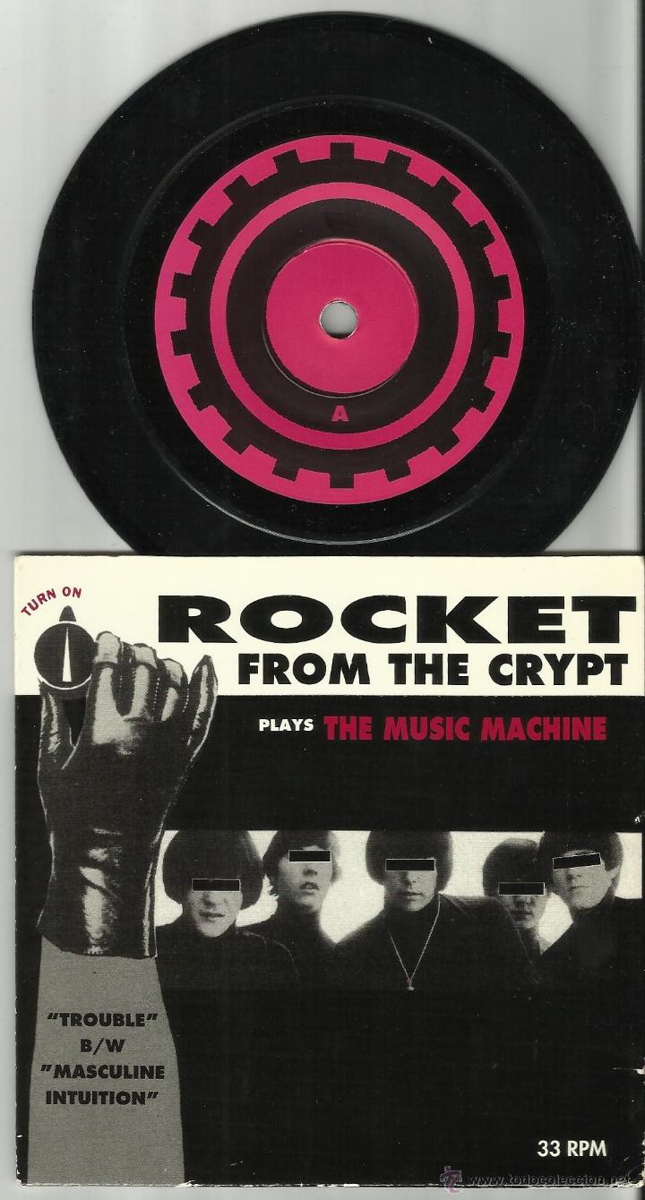 CDs de m&uacute;sica: rocket from the crypt cd single trouble - Foto 1