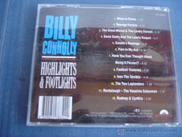 CDs de m&uacute;sica: BILLY CONNOLLY   HIGHLIGHTS & FOOTLIGHTS - Foto 2
