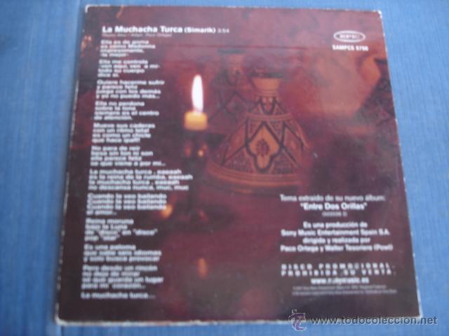 CDs de m&uacute;sica: HAKIM LA MUCHACHA TURCA PROMO CD-SINGLE - Foto 2