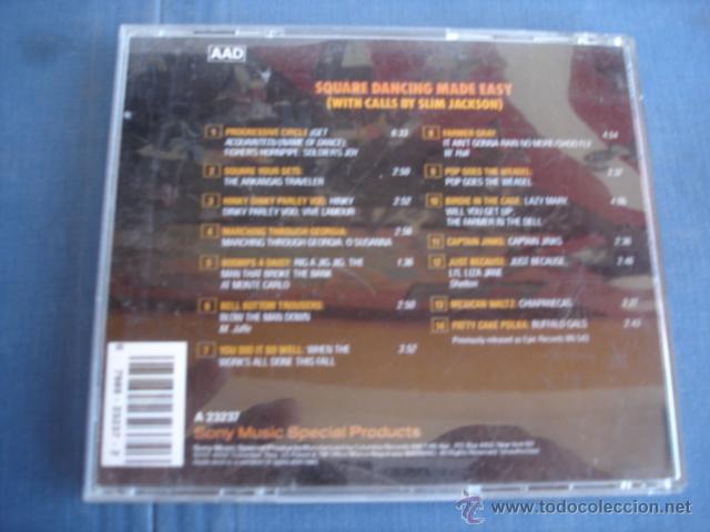 CDs de m&uacute;sica: SQUARE DANCING MADE EASY (WITH CALLS BY SLIM JACKSON) - Foto 2