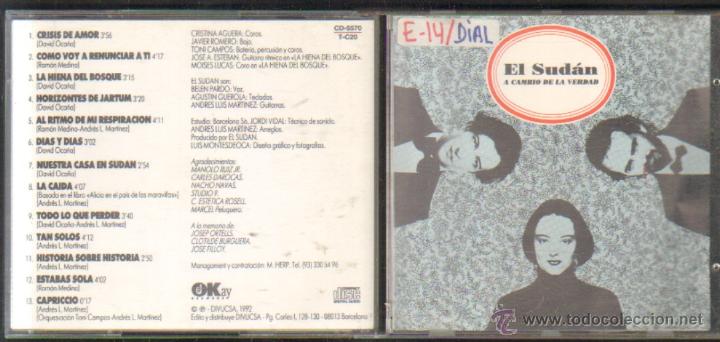 CDs de m&uacute;sica: EL SUD&Aacute;N. A CAMBIO DE LA VERDAD   CD-GRUPESP-128 - Foto 1