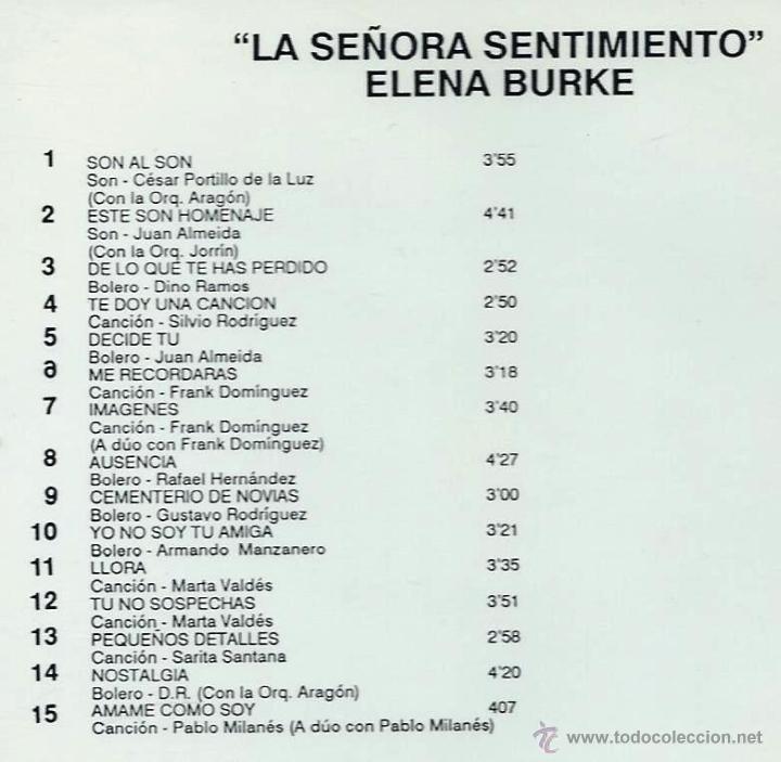 CDs de m&uacute;sica: ELENA BURKE.EXITOS.CD - Foto 2