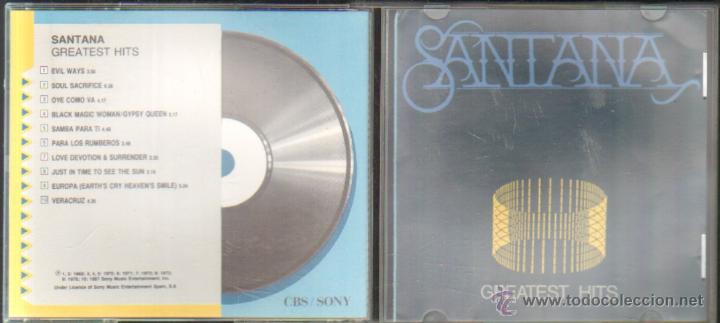 CDs de m&uacute;sica: SANTANA. GREATEST HITS    CD-ROCK-099 - Foto 1