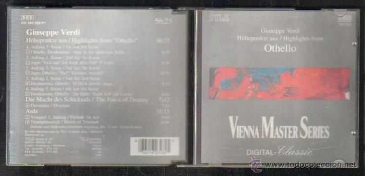 CDs de m&uacute;sica: OTHELLO. VIENNA MASTER SERIES.                      CD-CLASICA-325 - Foto 1
