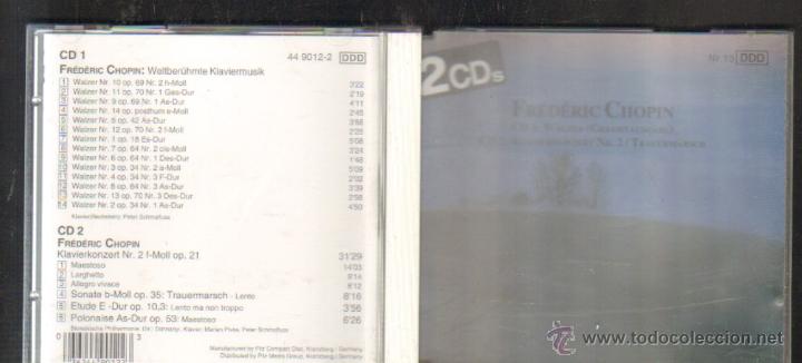 CDs de m&uacute;sica: FREDERIC CHOPIN. 2CD&acute;S.        CD-CLASICA-335 - Foto 1