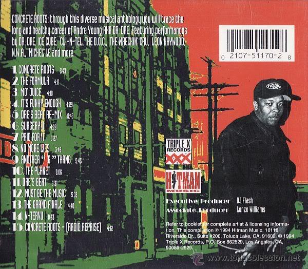 CDs de m&uacute;sica: Dr. Dre Concrete Roots 1994 - Foto 2