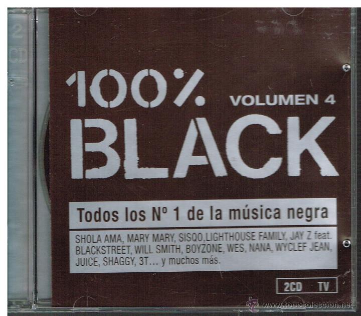 CDs de m&uacute;sica: 100 % Black. Vol. 4 - Doble Cd 2000 - Foto 1