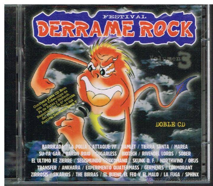 CDs de m&uacute;sica: Festival Derrame Rock. Vol. 3 - Doble Cd 2002 - Foto 1