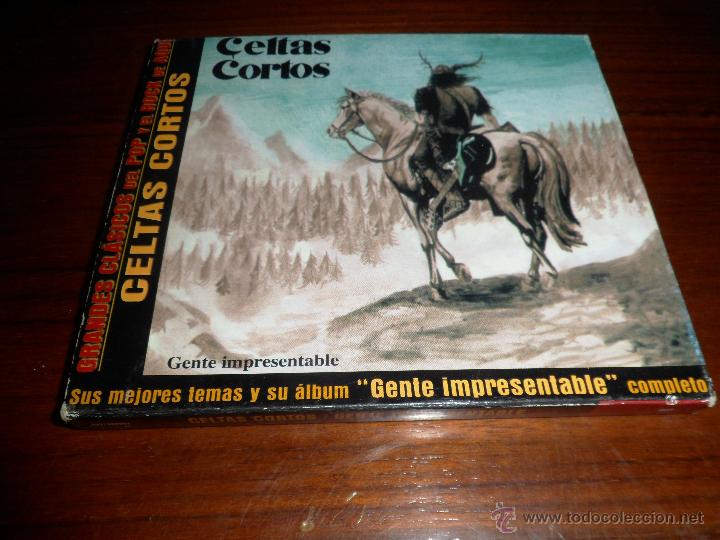 CDs de m&uacute;sica: CELTAS CORTOS. GENTE IMPRESENTABLE. CAJA DE CD CON FUNDA DE CART&Oacute;N. - Foto 1