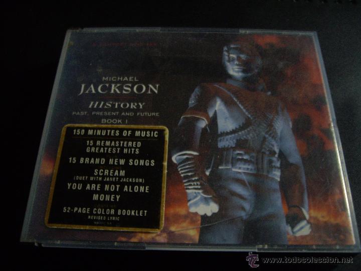 CDs de M&uacute;sica: michael jackson-history-doble cd y amplio libreto de 50 pags a todo color