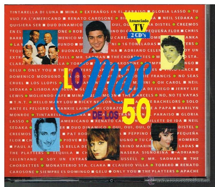 CDs de m&uacute;sica: Los m&aacute;s de los 50 - Doble Cd 1991 - Foto 1