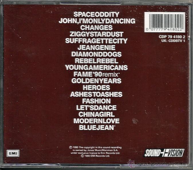 CDs de m&uacute;sica: David Bowie: ChangesBowie (CD Precintado, a estrenar) - Foto 2