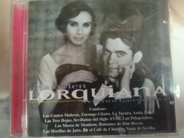 CDs de m&uacute;sica: CD LORQUIANA ANA BELEN - Foto 1