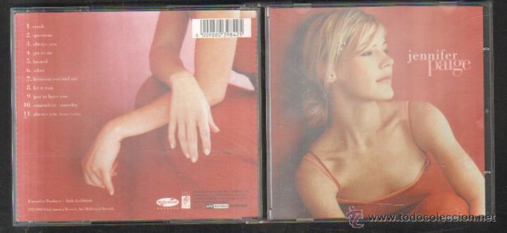 CDs de m&uacute;sica: JENNIFER PAIGE.          CD-SOLEXT-422 - Foto 1