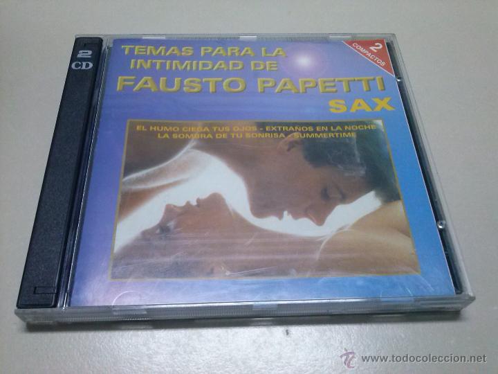 CDs de m&uacute;sica: TEMAS PARA LA INTIMIDAD.FAUSTO PAPETTI - Foto 1