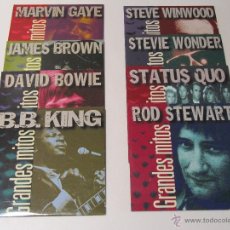 CDs de Música: LOTE 8 CDS GRANDES MITOS STATUS QUO, B.B. KING, DAVID BOWIE, JAMES BROWN, MARVIN GAYE, STEVIE WONDER. Lote 41629856