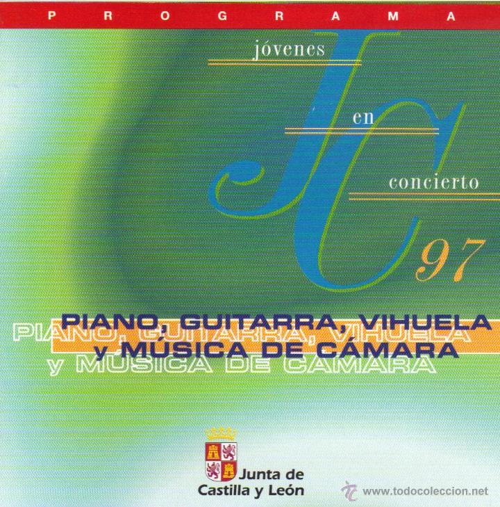 CDs de M&uacute;sica: JOVENES EN CONCIERTO-PIANO, GUITARRA, VIHUELA Y M&Uacute;SICA DE CAMARA CD DOBLE EDITADO EN 1997
