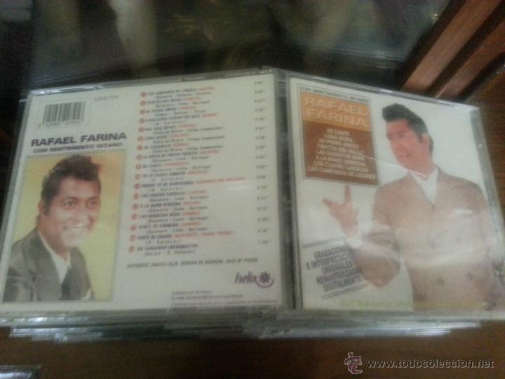 CDs de m&uacute;sica: CD RAFAEL FARINA CON SENTIMIENTO GITANO - Foto 1
