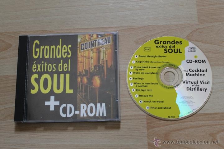 CDs de m&uacute;sica: GRANDES &Eacute;XITOS DEL SOUL + CD-ROM COINTREAU CD - Foto 1