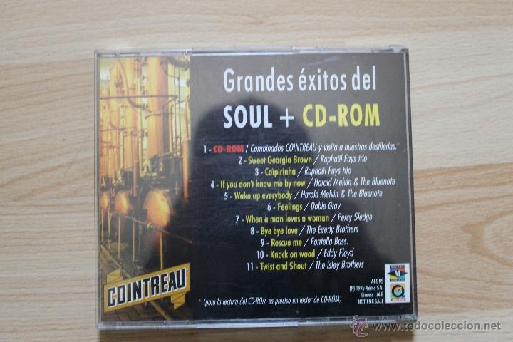 CDs de m&uacute;sica: GRANDES &Eacute;XITOS DEL SOUL + CD-ROM COINTREAU CD - Foto 3