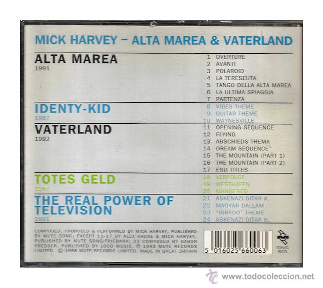 CDs de m&uacute;sica: Mick Harvey - Alta Marea & Vaterland (CD) - Foto 2