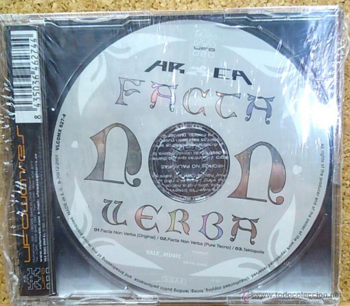 CDs de m&uacute;sica: AREA................FACTA NON VERBA - Foto 2