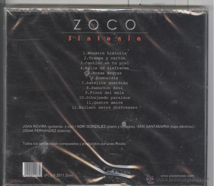 CDs de m&uacute;sica: zoco. sintonia. 2011. cd nuevo precintado - Foto 2