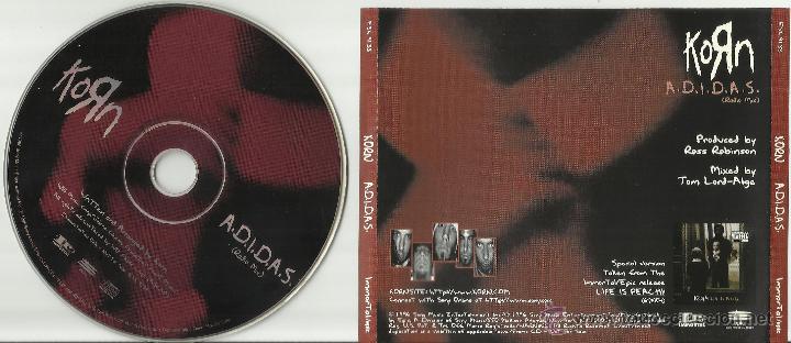 CDs de m&uacute;sica: KORN CD SINGLE A.D.I.D.A.S. 1996 - Foto 1
