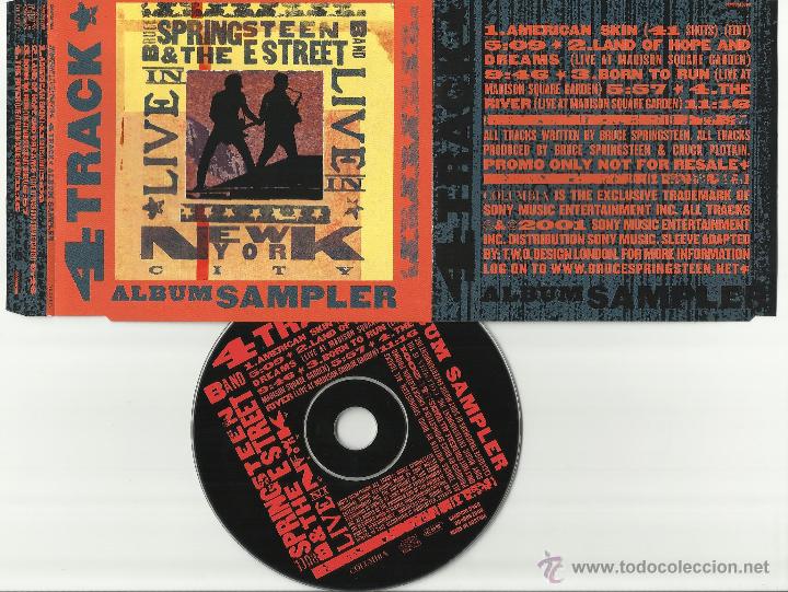 CDs de m&uacute;sica: bruce springsteen CD maxi single album sampler austria 2001 - Foto 1