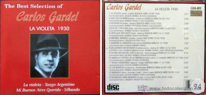 CDs de m&uacute;sica: CINCO CDS DE CARLOS GARDEL - TANGO - Foto 3